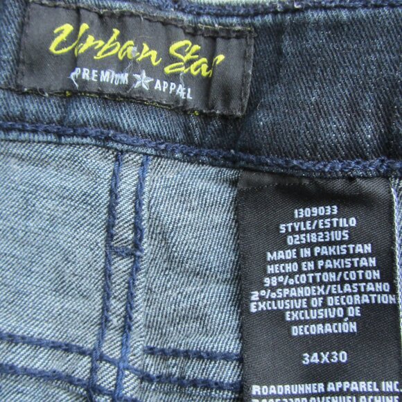 Urban Star 34 X 30 Straight Leg Jeans - Picture 3 of 7